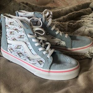 Girls Unicorn HiTop Vans